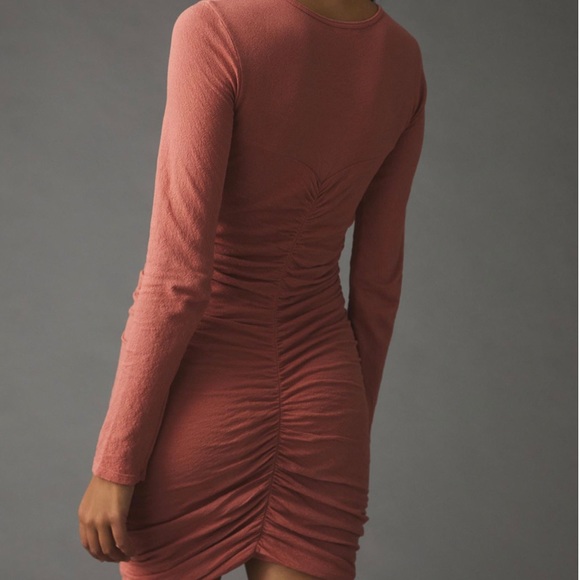 Anthropologie Sundry Ruched Sweetheart Dress - Picture 2 of 7